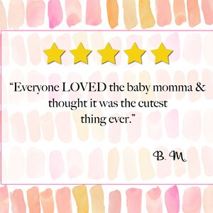 Baby Momma Fun Baby Shower Game, Baby Shower Game girl, shower games girl, baby girl shower games, girl shower games, baby shower game image 6