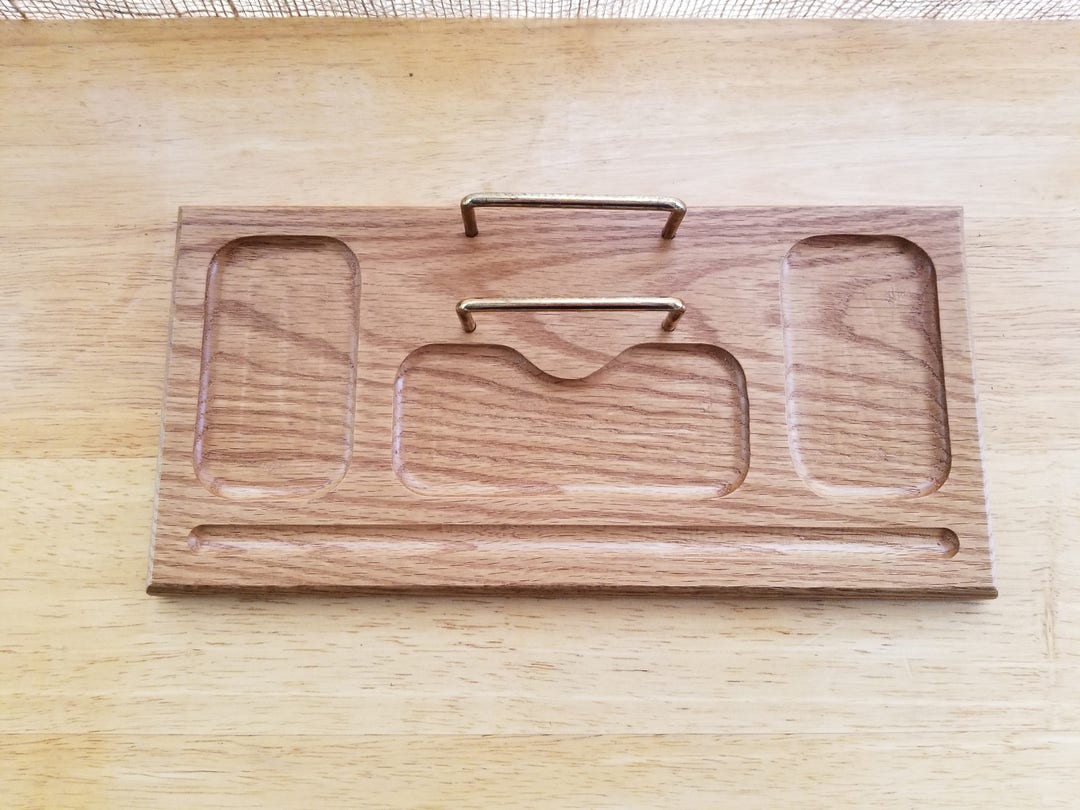 Men's Wood Dresser Valet dresser Organizer Tray Desk Etsy