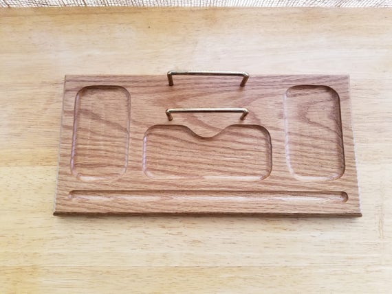 Men S Wood Dresser Valet Dresser Organizer Tray Desk Etsy