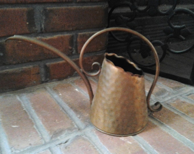 Gregorian Solid Copper Watering Can Etsy