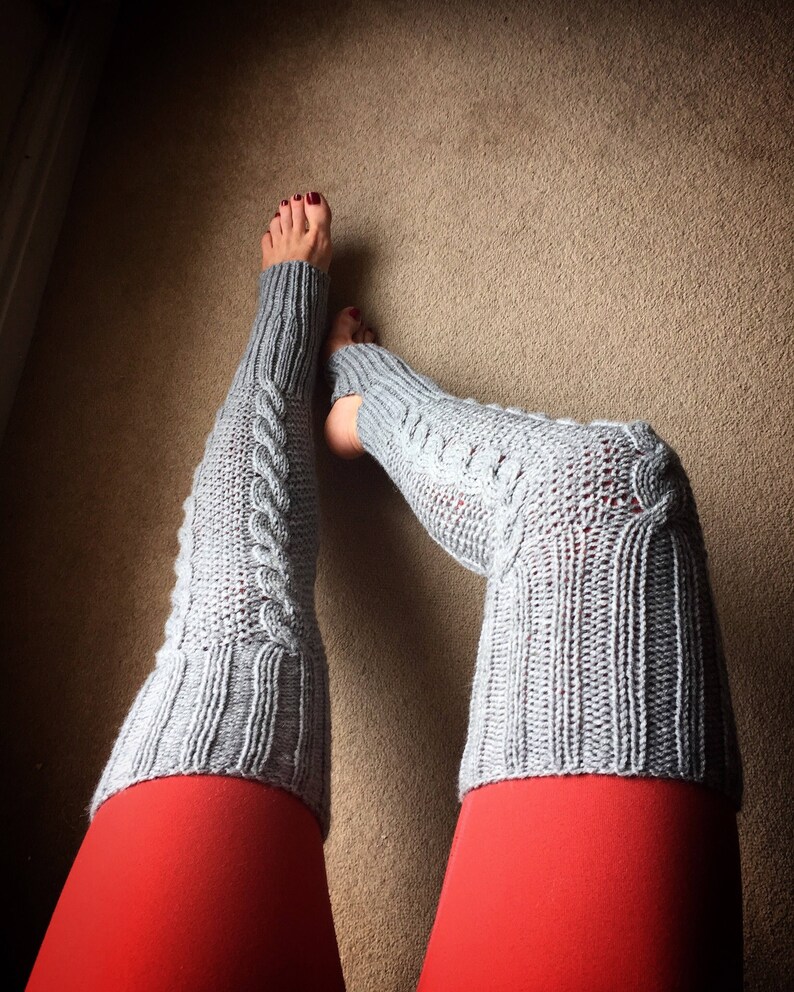 Yoga leg warmers. Yoga spats.Lambswool. One Size Etsy