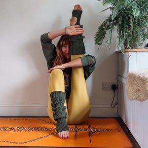 New Collection!!! Only 1 Available!! Limited Edition. Only 1 Available.Yoga leg warmers. Yoga spats.Lambswool. One Size
