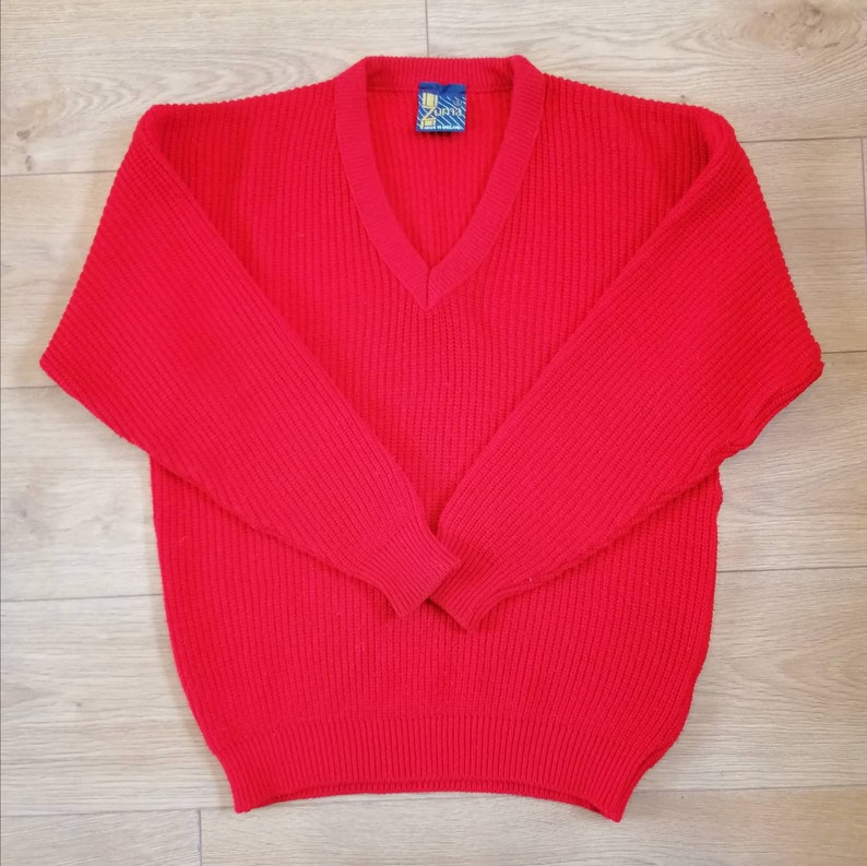 red designer jumpers