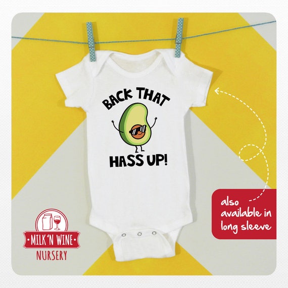 avocado baby onesie