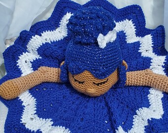 Sorority inspired Crochet Baby Lovey