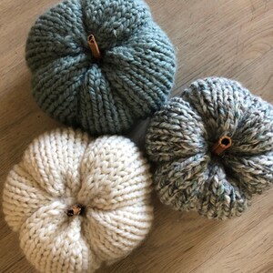 Decorative Knit Pumpkin