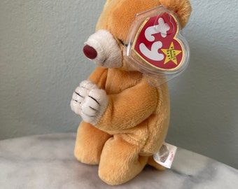 Hope Beanie Baby Bear RARE 1998 - Tag Errors- Excellent Condition