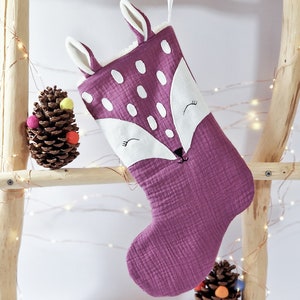 Christmas stocking / Santa stocking DEER MUSSEL image 1