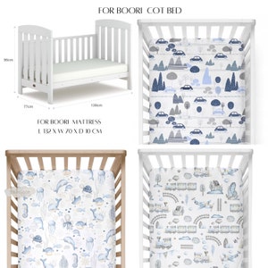 Boori cot bed sheets sales