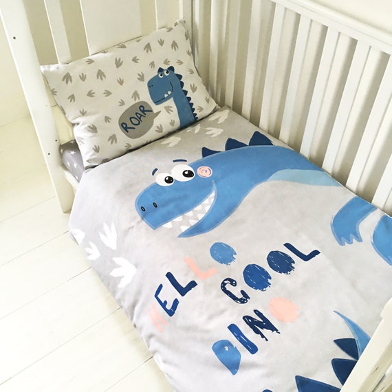 dinosaur cot bed bedding