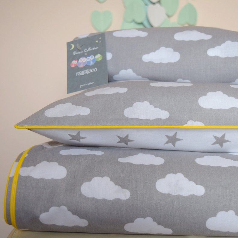 Baby bedding set clouds pure COTTON Cot 