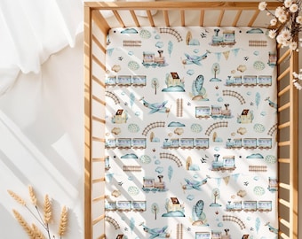 Space saver Cot Fitted-Sheet-100% cotton , 50 x 100 cm , multi designs, Kids Room Decor,