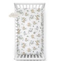 Cute Jungle, Safari Cot-Bed-Fitted-Sheet-100% cotton, Jungle Friends, 60 x 120 cm , 70 x 140 cm, Maxi Cosi Iora, SnuzPod