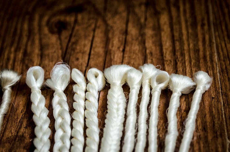 20 Dreadlocks Aus 100% Echthaar – Häkelzöpfe Für Haarverlängerungen, 50 Cm