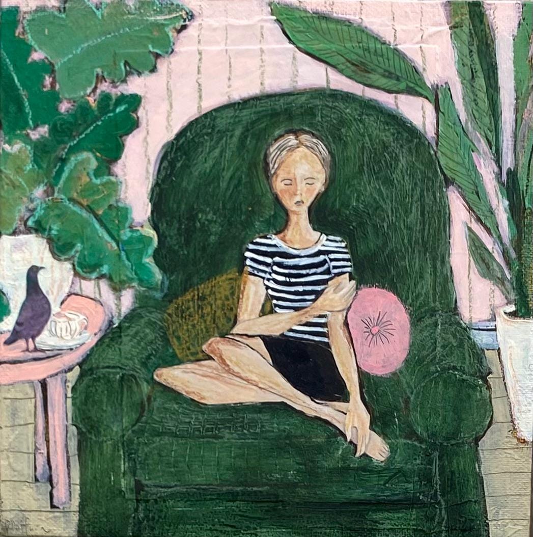 NEESHA by Denise Daffara | Original Mini Figurative, Still Life ...