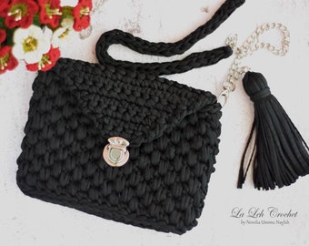 crochet sling bolsa design