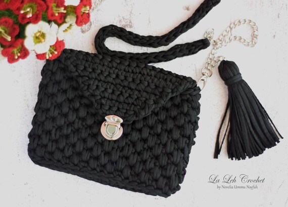 crochet body bag