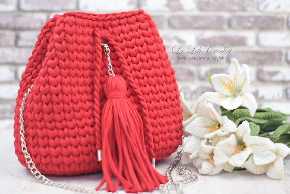 crochet t shirt bag