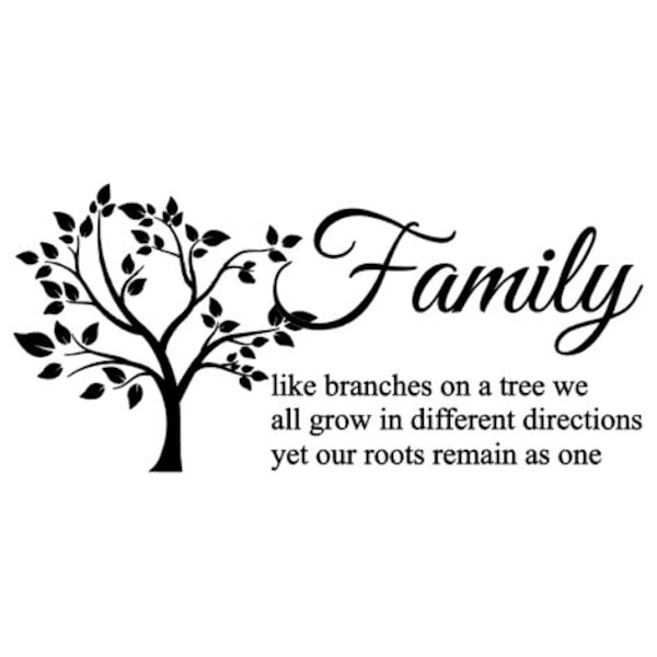 Family like branches on a tree SVG