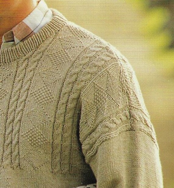 Guernsey Sweater Knitting Pattern