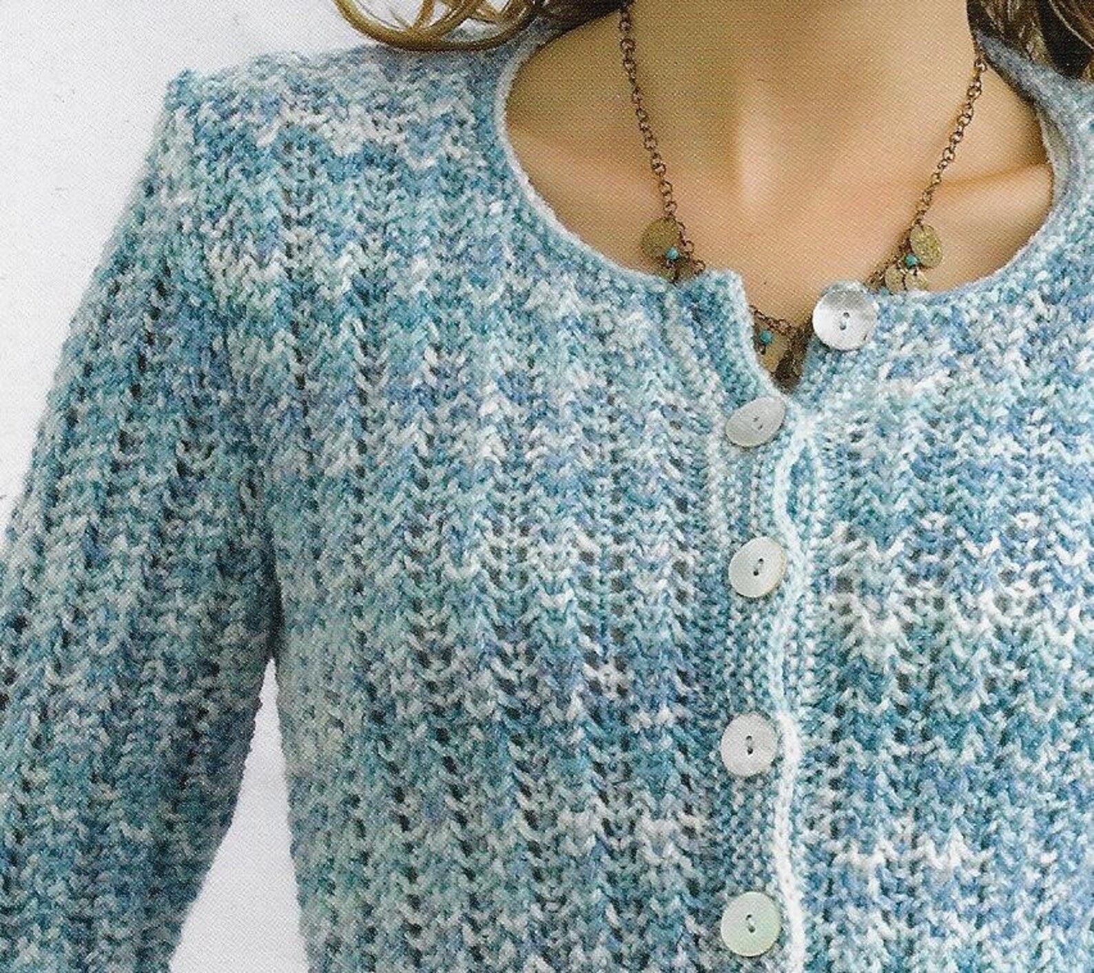 Women & Girls' Lace Cardigan Knitting Pattern DK 8 Ply Etsy