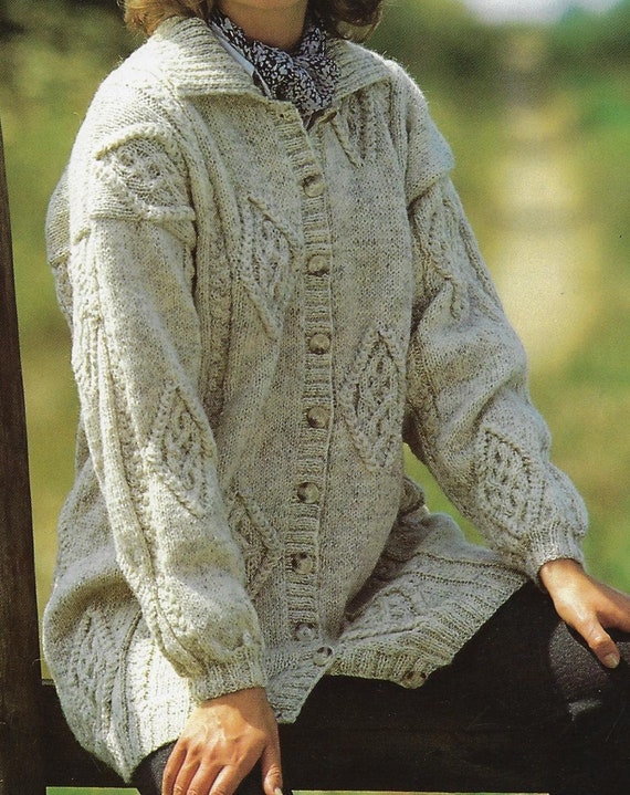 Women's Dropped Shoulder Cable Jacket 