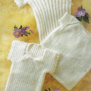Baby & Toddler Singlet Vests 3 Styles 18-24 inch chest 3 ply yarn PDF Instant Digital Download Post Free