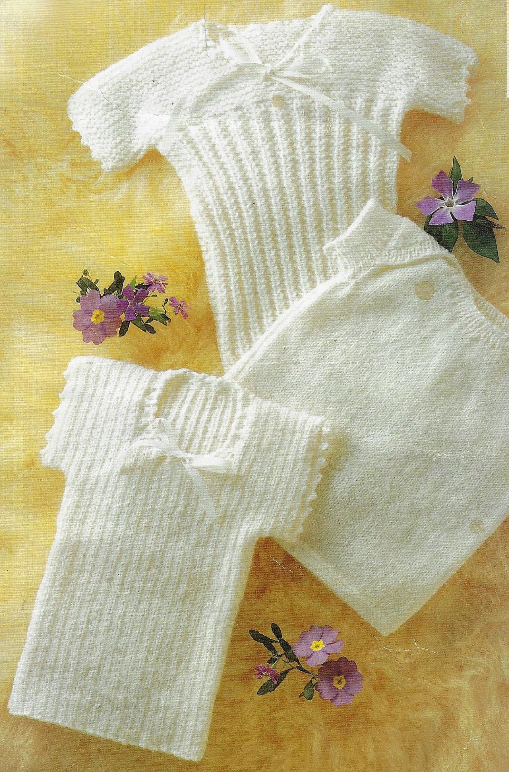 Baby & Toddler Singlet Vests 3 Styles 18-24 inch chest 3 ply yarn PDF Instant Digital Download Post Free