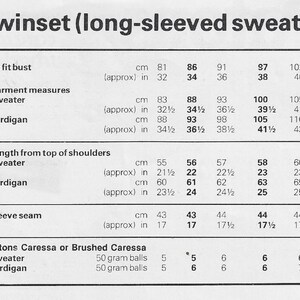 Women's Lace Panel Twinset knitting pattern DK 8 ply yarn or wool 32-40 inch chest PDF Instant Digital Download Post Free image 3
