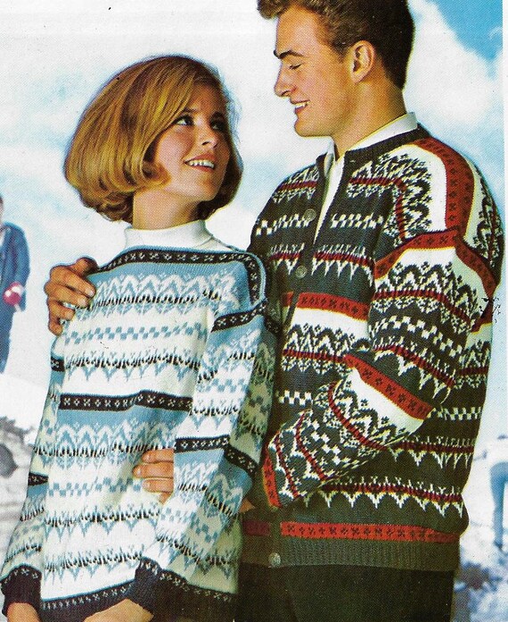 Norwegian Fairisle Sweater \u0026 Cardigan 