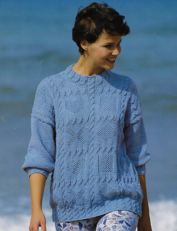 Loose Fit Tunic Sweater Knitting - Etsy
