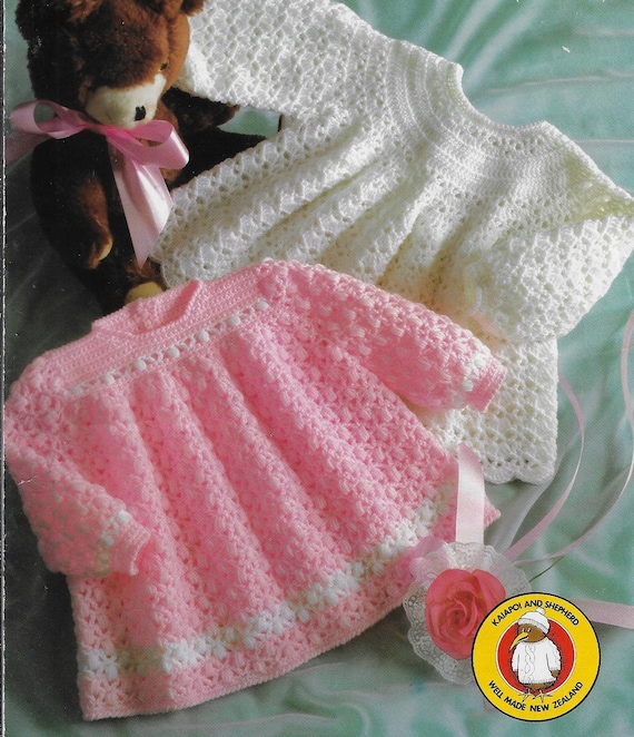 Baby's Angel Top Square or Round Yoke CROCHET Pattern 4 Etsy