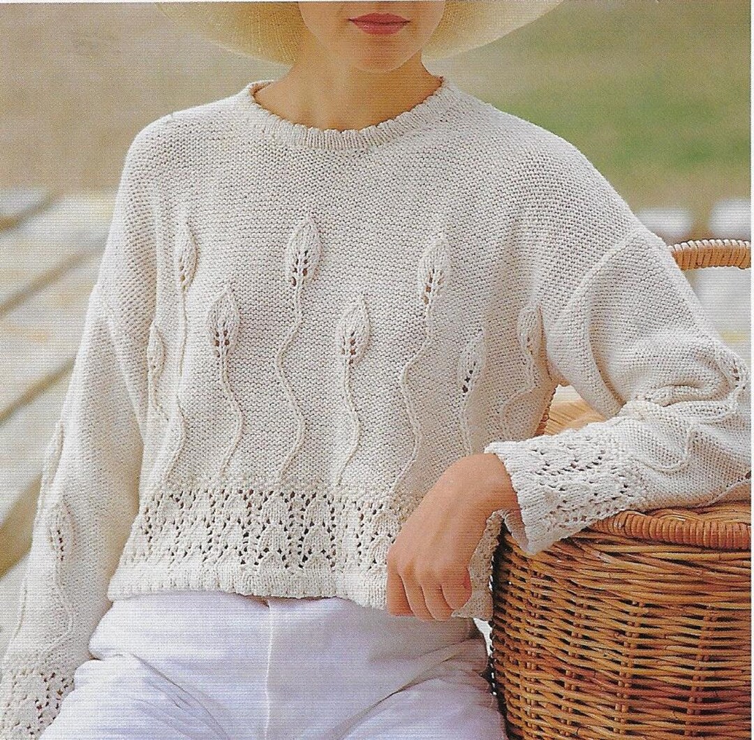 Eaphi u neck leaf pattern knit best ベージュ il_1080xN.5310047135_jiqb.jpg