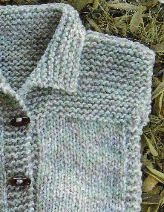 Child's Easy Sleeveless Jacket Knitting Pattern 14 Ply Etsy