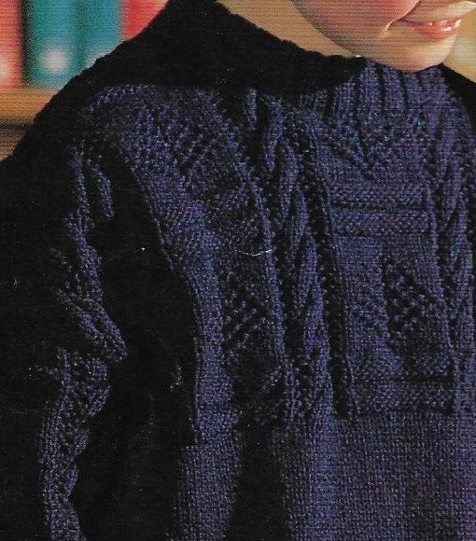 Guernsey Sweater Child & Adult Knitting Pattern DK 8 Ply Yarn Etsy
