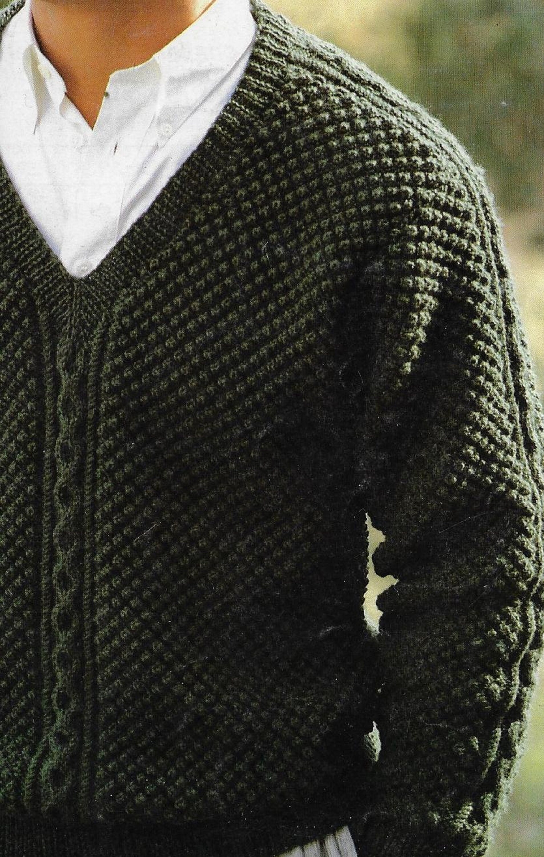 NKNIT ♡pattern pullover sweat サイズ0 Knitting Pattern: Seamless Mock Neck Sweater, Boxy + Cropped