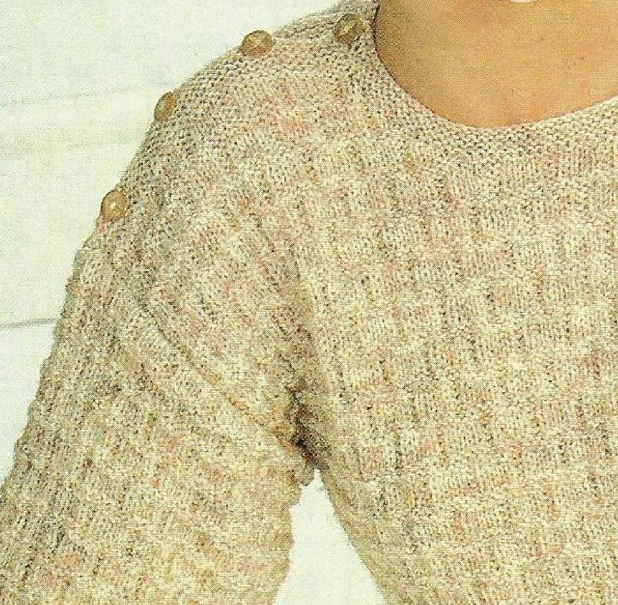 orgue gold button knit 【Border】 gold button knit 【Border】