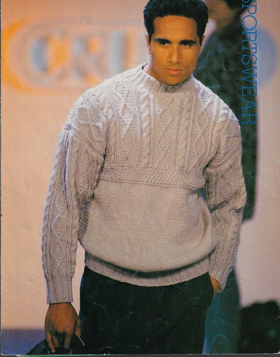 Sweater Knitting Pattern 14 Ply Yarn 