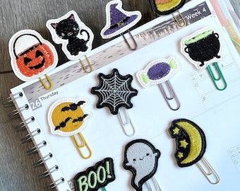 Glow-in-the-Dark Halloween Paperclips: Spooky Planner Accessories