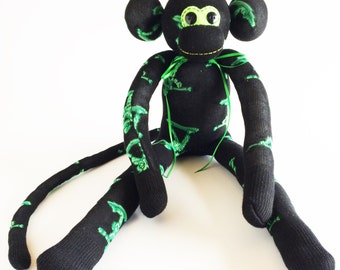 Sailor Overseas Gift Grey Sock Monkey Deployed Gift Nautical Sock Monkey Anchor Sock Monkey Sock Monkey Military Gift Navy
