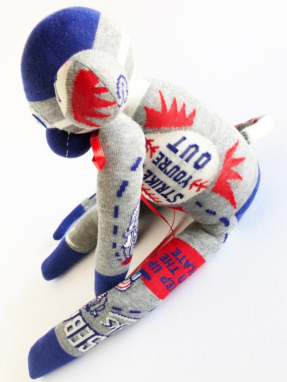 Wolverine Themed Sock Monkey Wolverine Grey Sock Monkey X-Men Superhero Sock Monkey Super hero sock monkey Sock Monkey