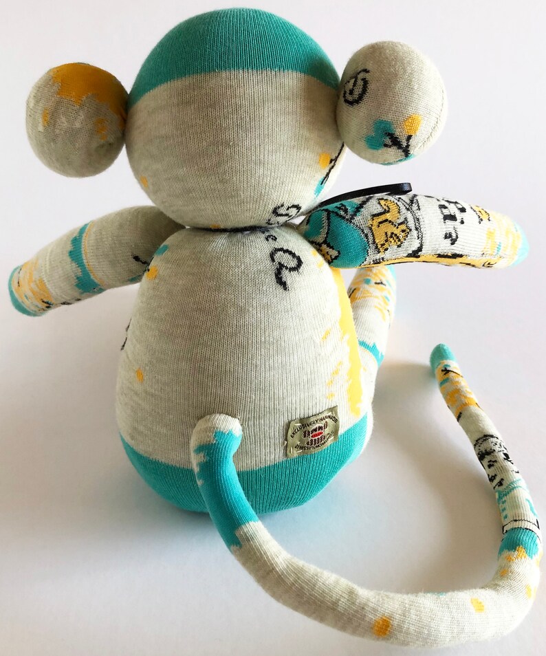 Nerd Sock Monkey Book Worm Sock Monkey Nerdy Gift Sock Etsy