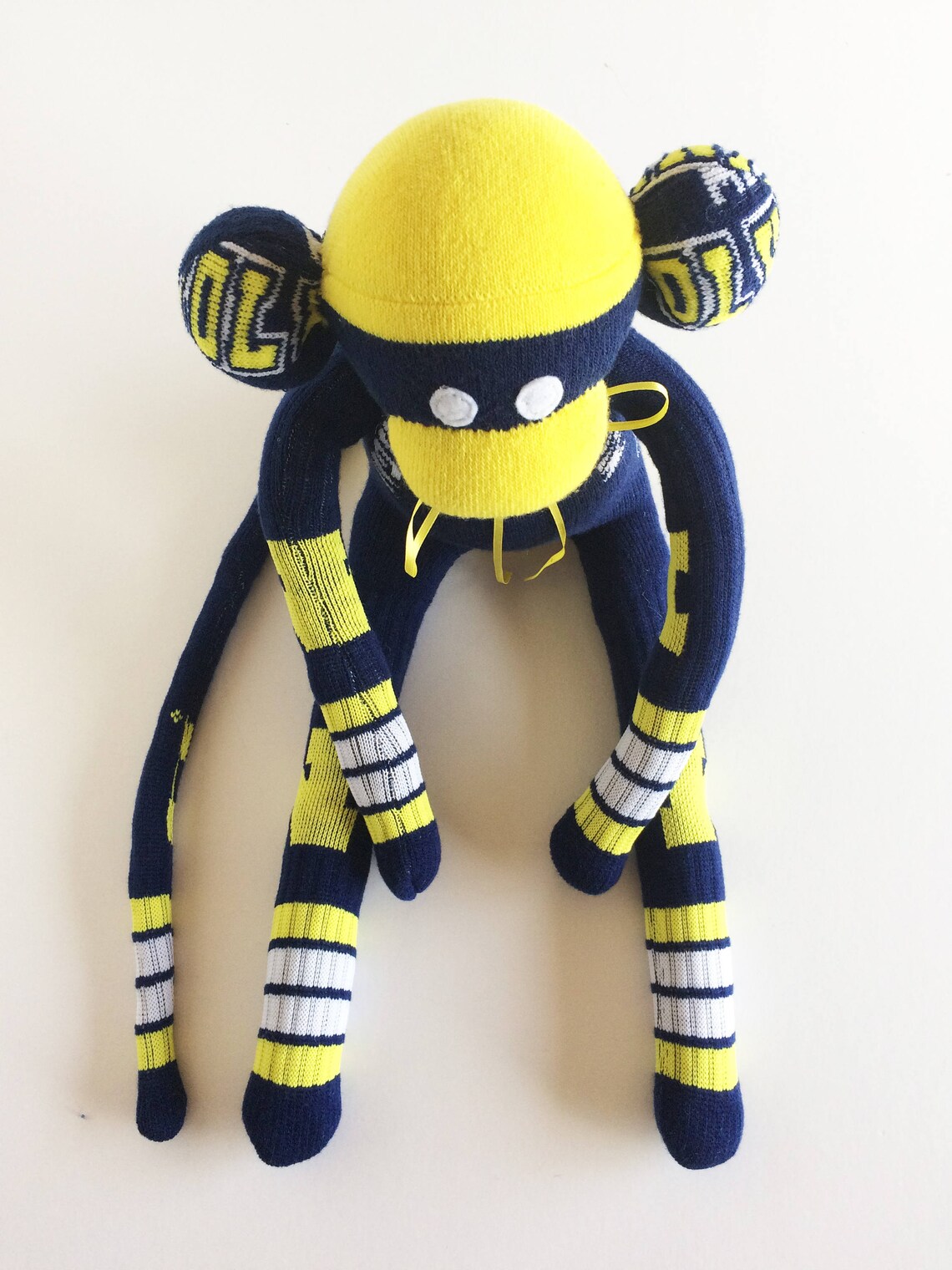 University of Michigan Sock Monkey Wolverines Sock Monkey | Etsy