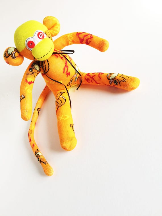 Long Sock Monkey Attack of the 50ft Woman Yellow Sock Monkey Woman Woman Cops Tall Woman Sock Monkey