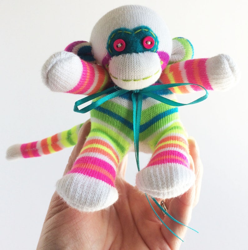 rainbow monkey plush