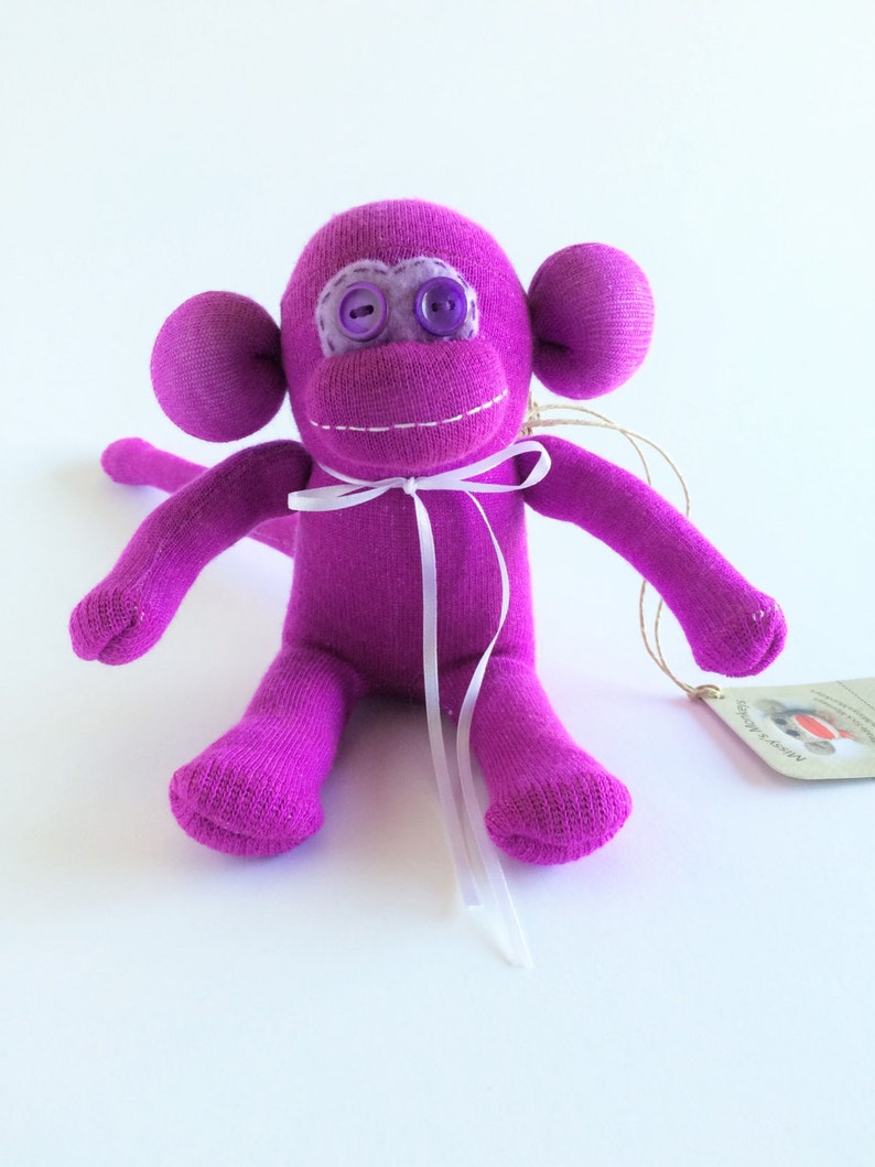 purple monkey plush
