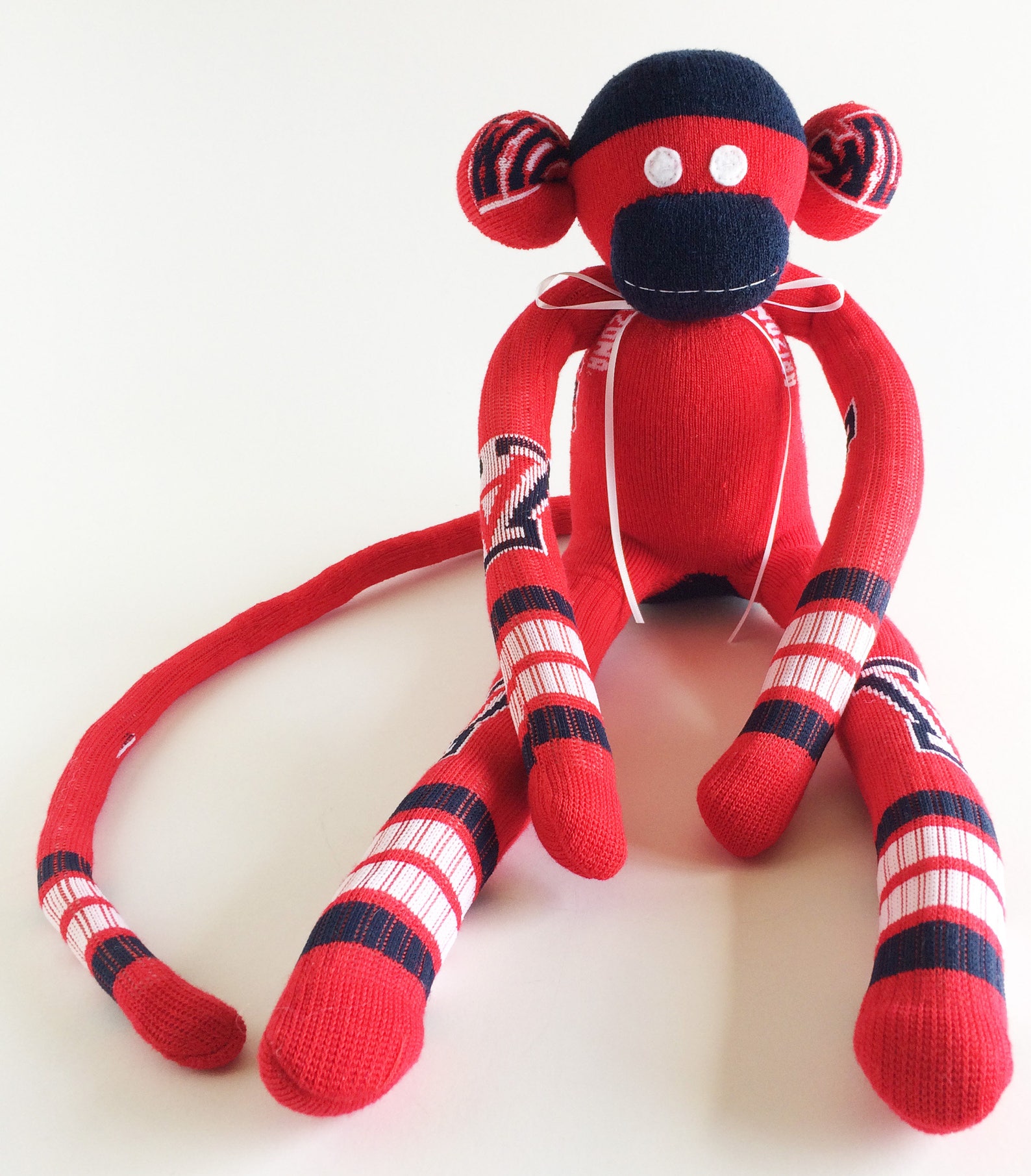 University of Arizona Sock Monkey Wildcats Sock Monkey Etsy