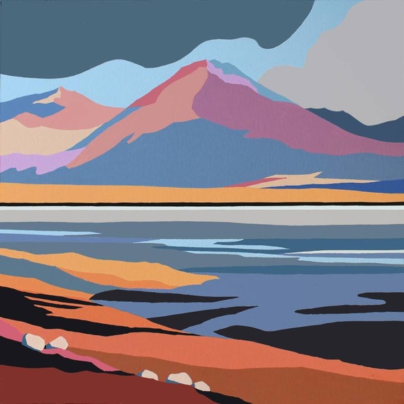 Breakish Isle of Skye Signed Print of Acrylic Painting - Etsy UK