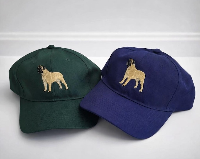 Custom Embroidered Bullmastiff Baseball Cap
