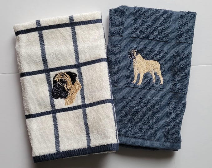 Beautiful Bullmastiff Dish Towel
